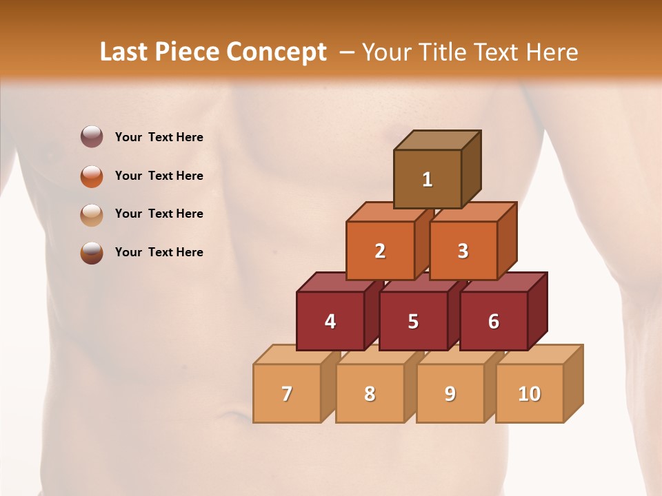 Beauty Sexy Pecks PowerPoint Template