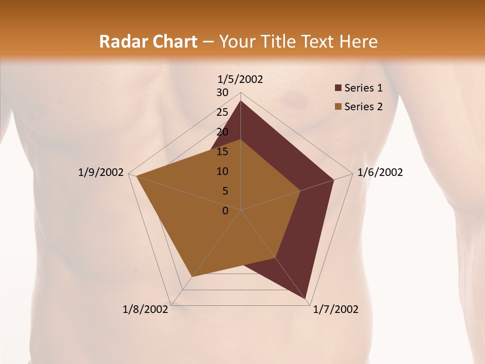 Beauty Sexy Pecks PowerPoint Template