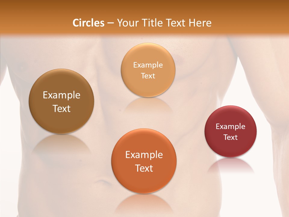 Beauty Sexy Pecks PowerPoint Template