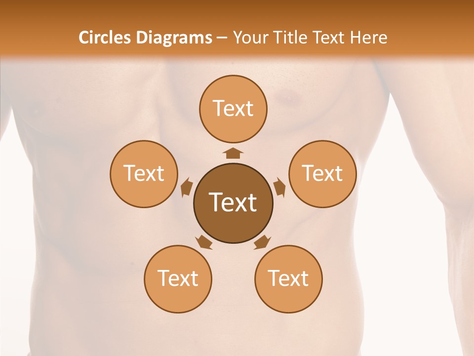 Beauty Sexy Pecks PowerPoint Template