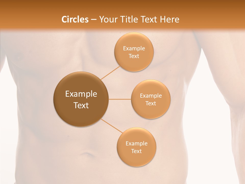 Beauty Sexy Pecks PowerPoint Template