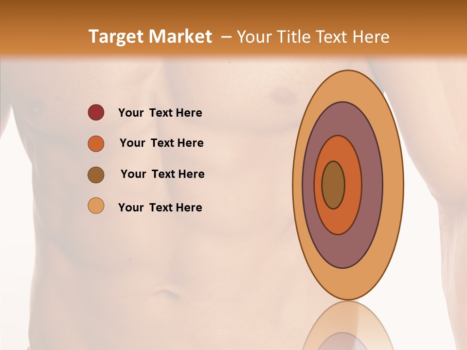 Beauty Sexy Pecks PowerPoint Template