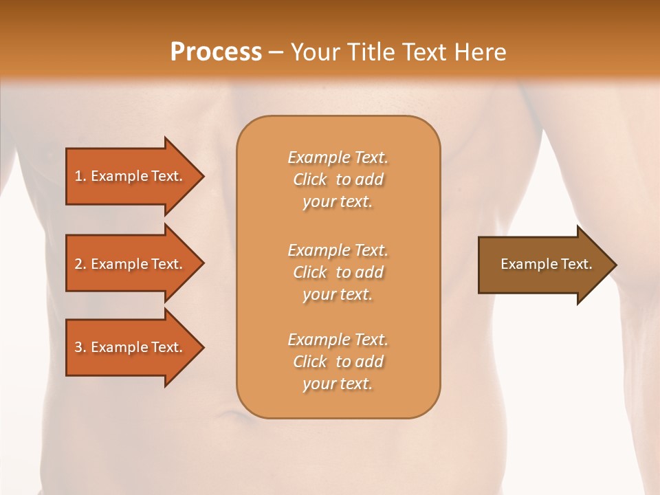 Beauty Sexy Pecks PowerPoint Template