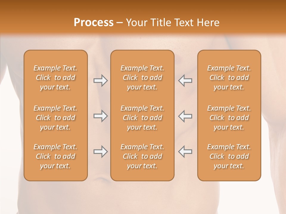 Beauty Sexy Pecks PowerPoint Template