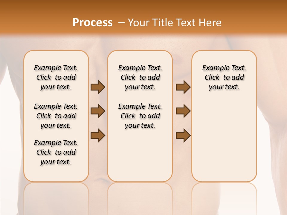 Beauty Sexy Pecks PowerPoint Template
