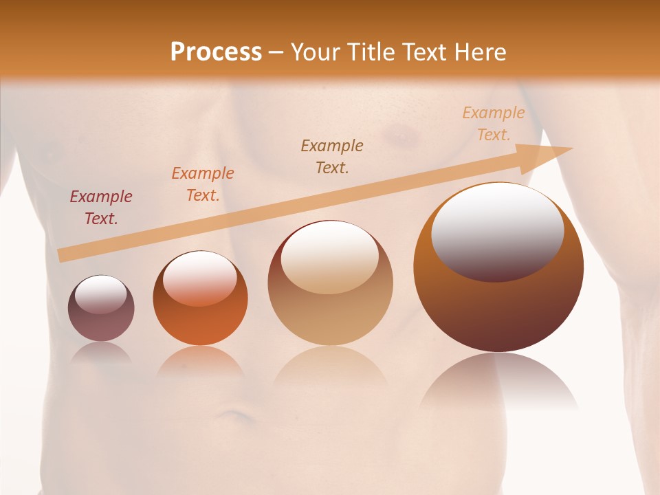 Beauty Sexy Pecks PowerPoint Template