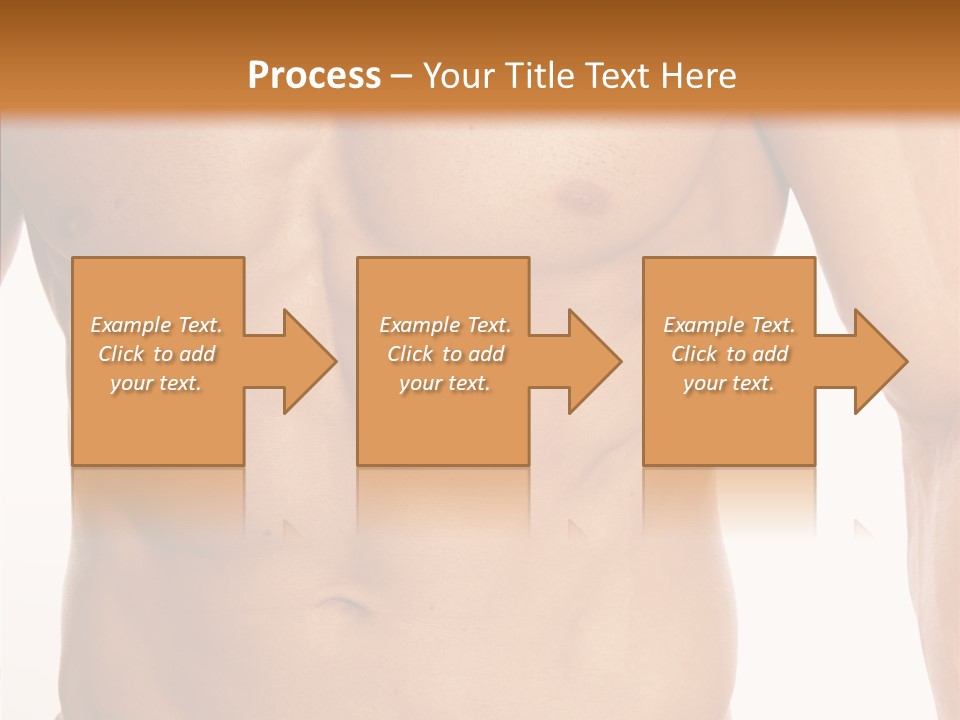 Beauty Sexy Pecks PowerPoint Template