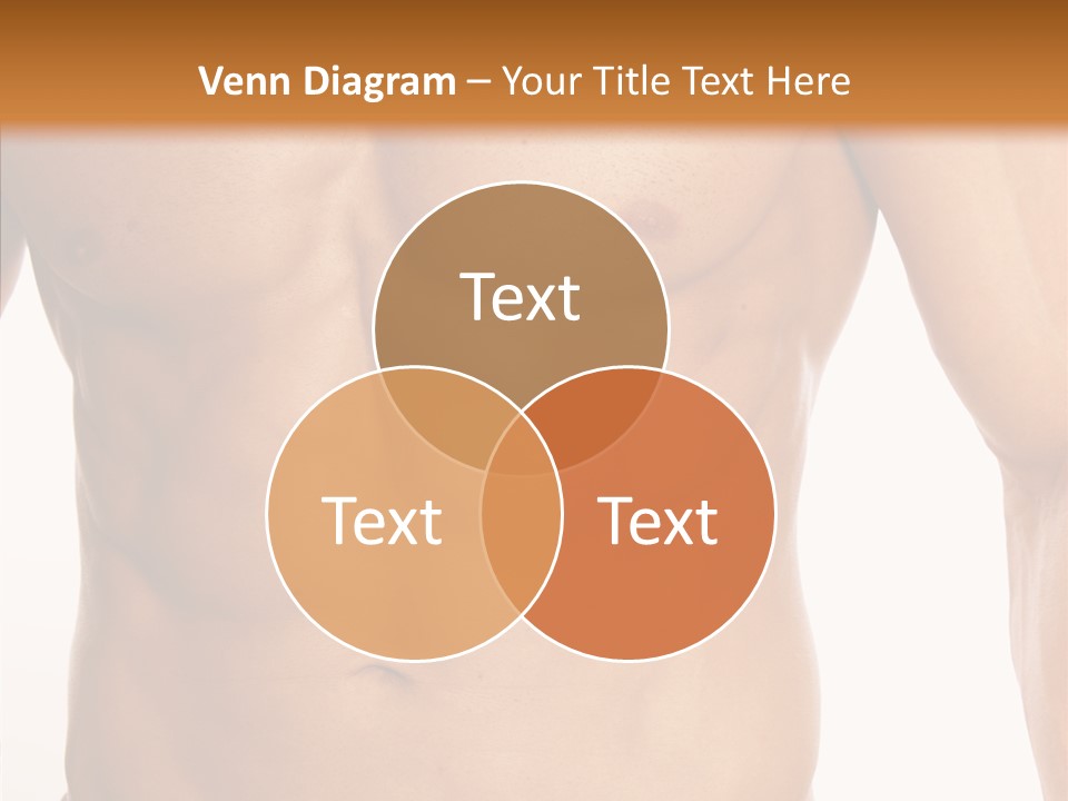 Beauty Sexy Pecks PowerPoint Template