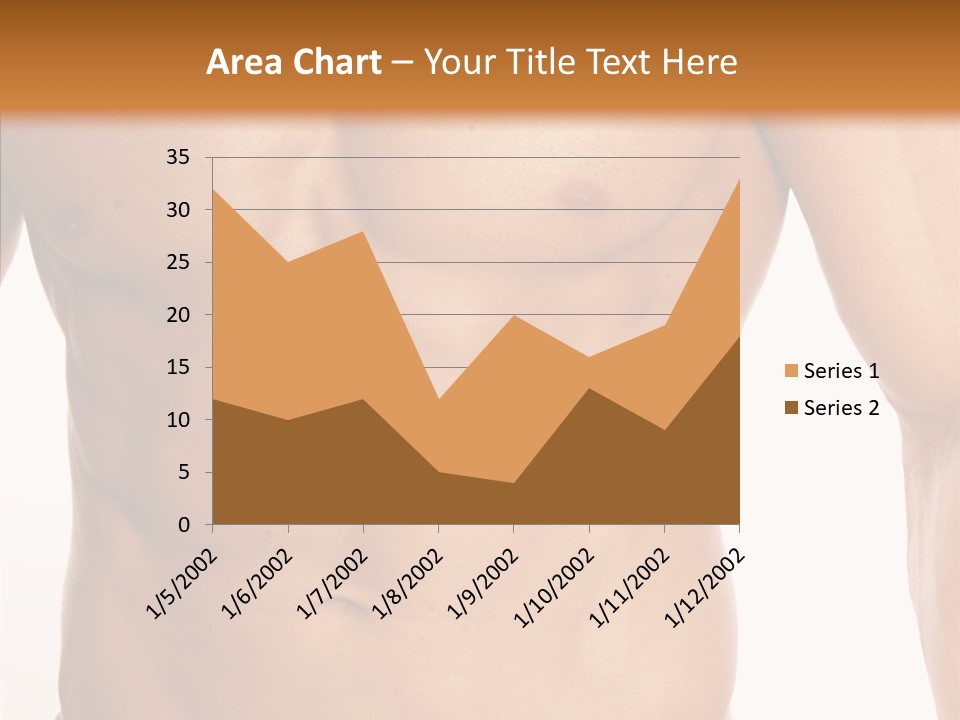 Beauty Sexy Pecks PowerPoint Template