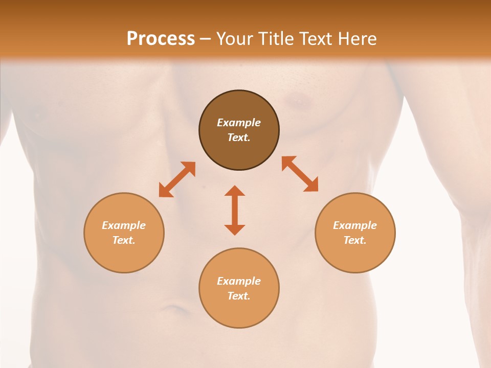 Beauty Sexy Pecks PowerPoint Template