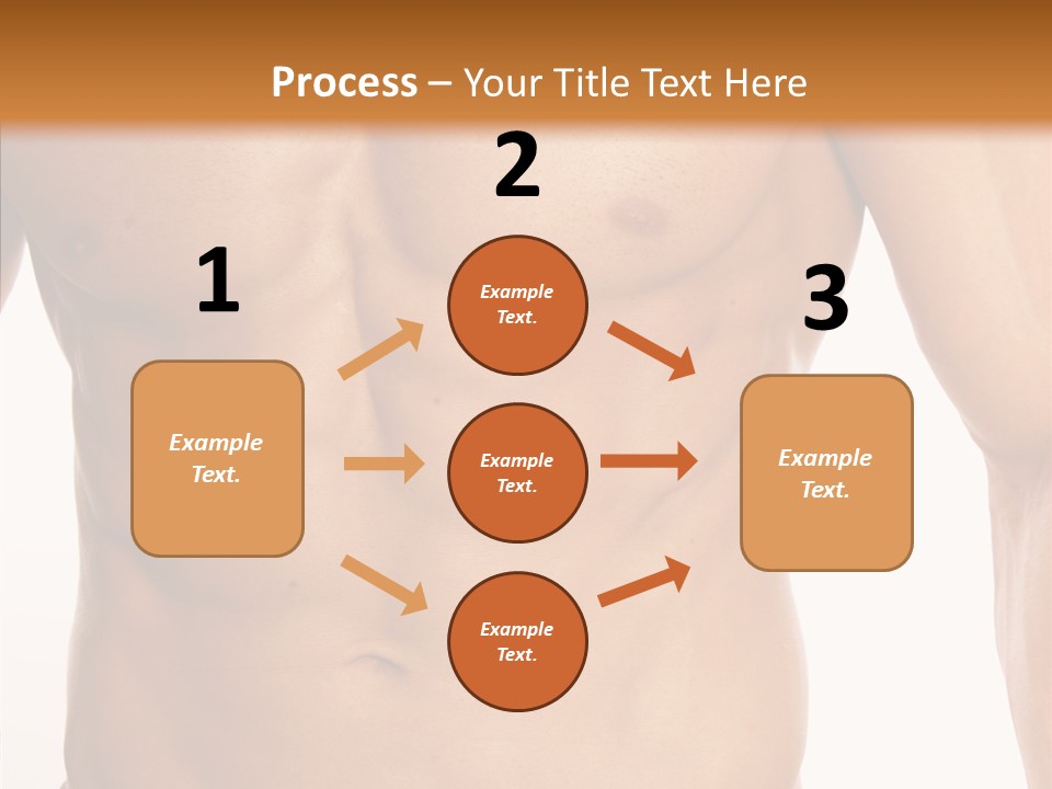 Beauty Sexy Pecks PowerPoint Template