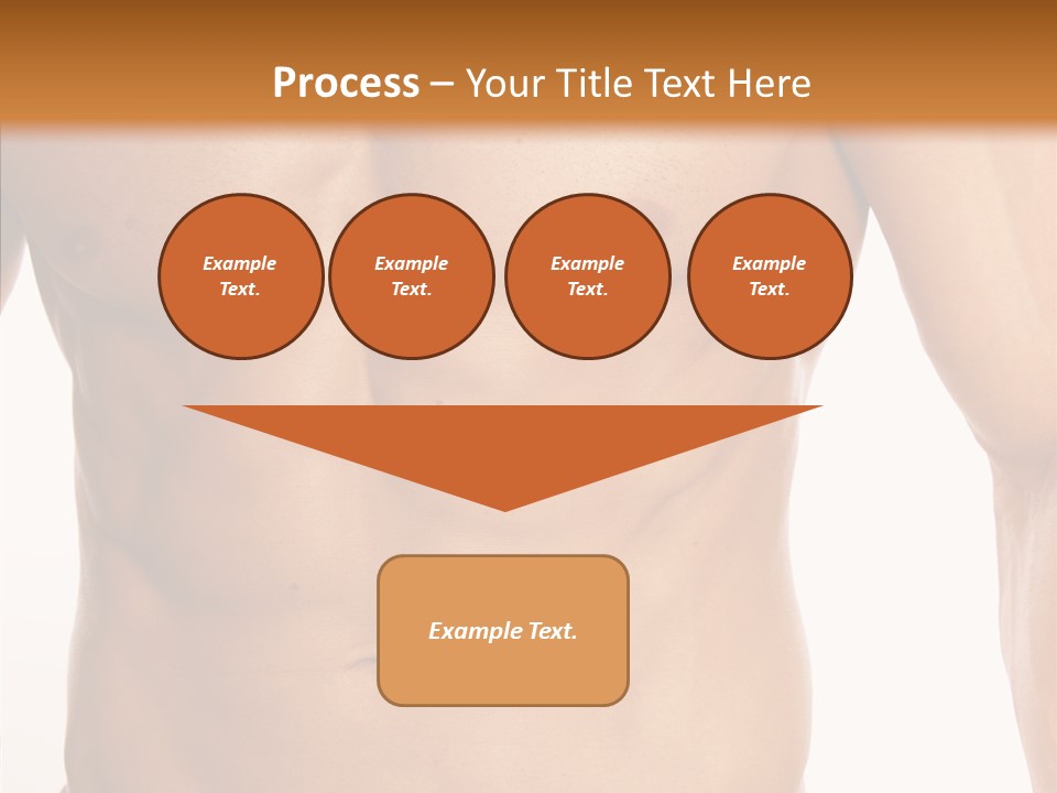 Beauty Sexy Pecks PowerPoint Template