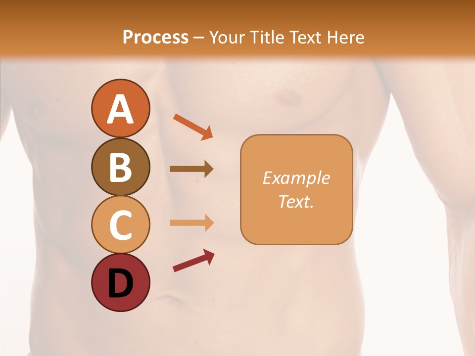 Beauty Sexy Pecks PowerPoint Template