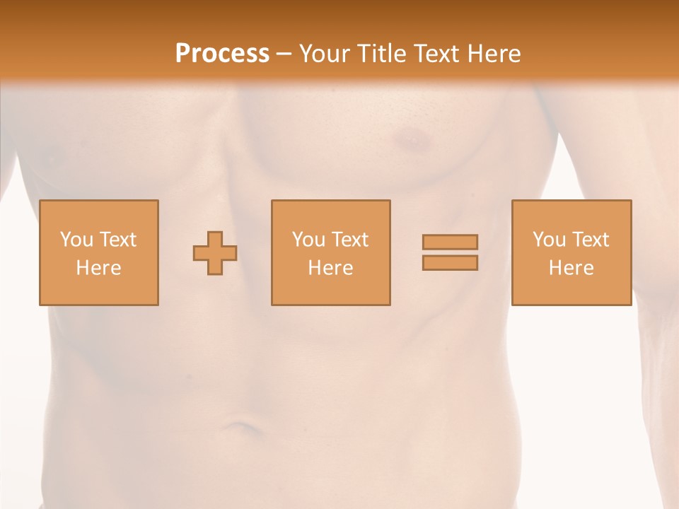 Beauty Sexy Pecks PowerPoint Template
