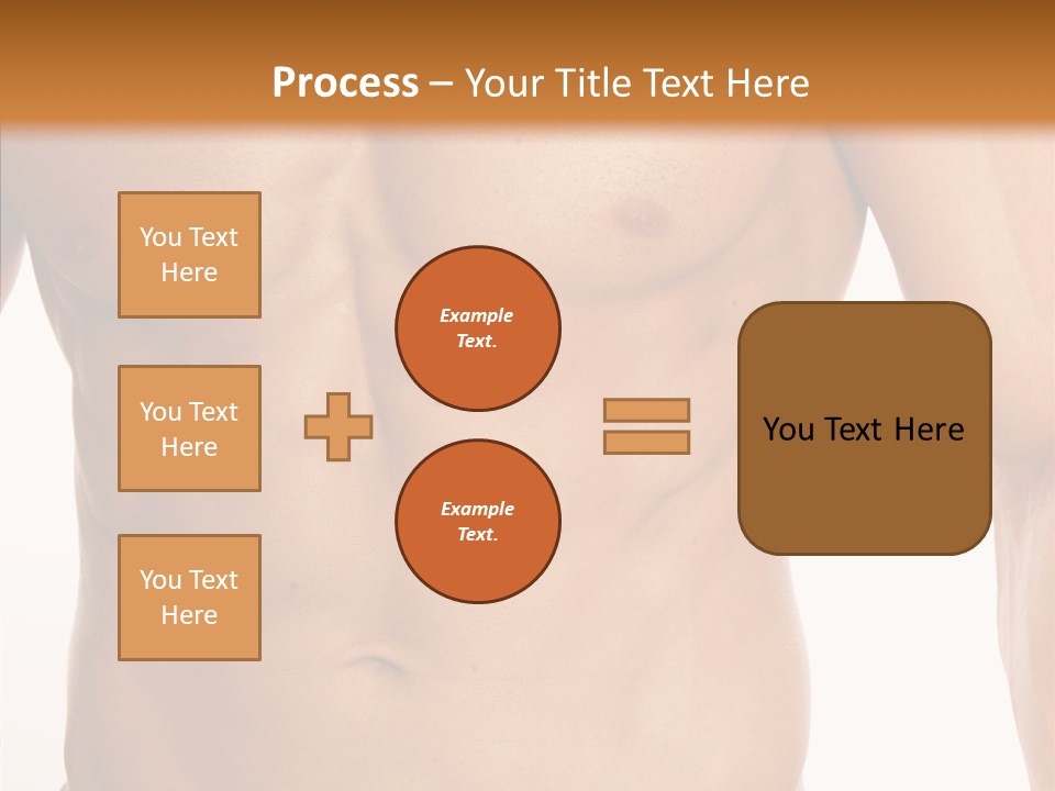 Beauty Sexy Pecks PowerPoint Template
