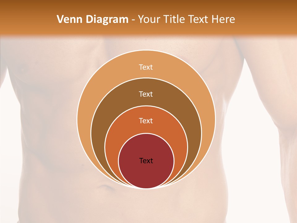 Beauty Sexy Pecks PowerPoint Template