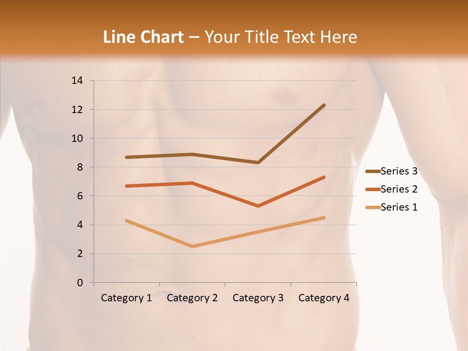 Beauty Sexy Pecks PowerPoint Template
