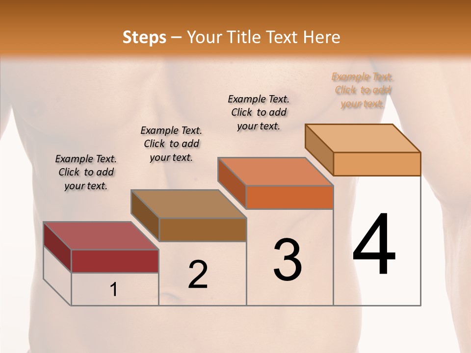 Beauty Sexy Pecks PowerPoint Template