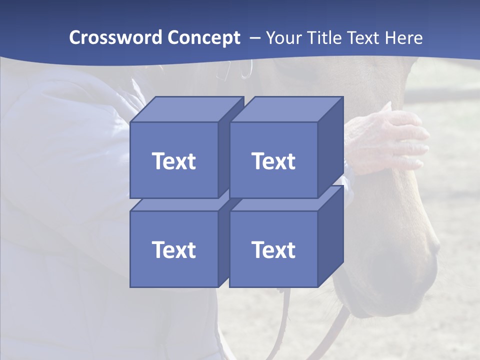 Boomer Age Horseback PowerPoint Template