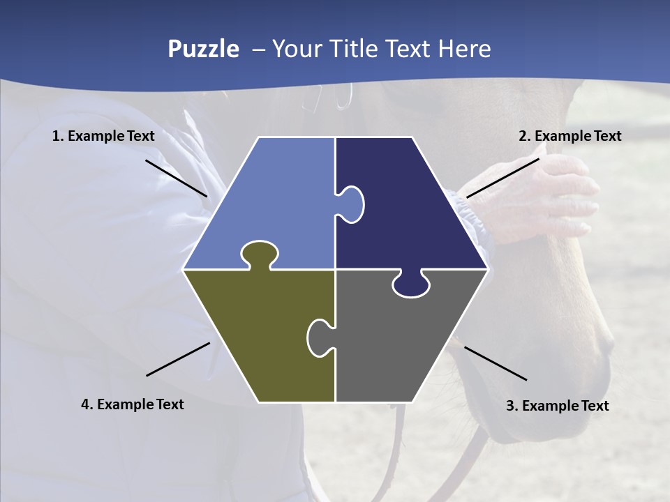 Boomer Age Horseback PowerPoint Template