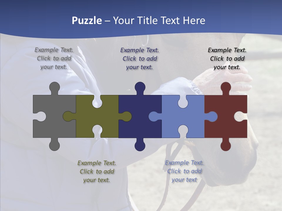 Boomer Age Horseback PowerPoint Template