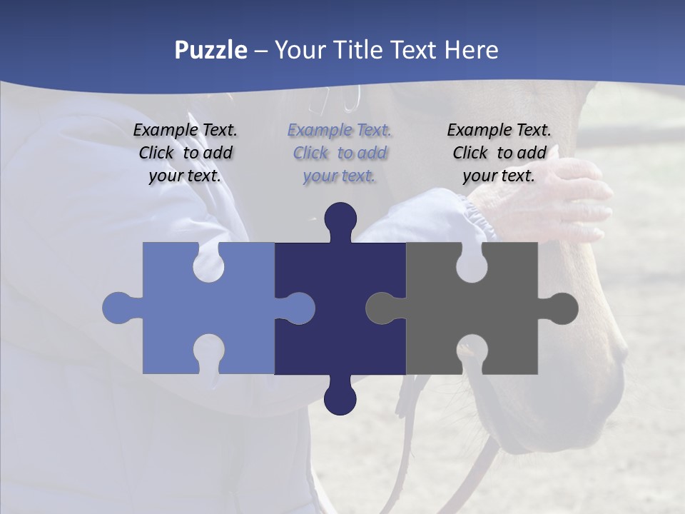 Boomer Age Horseback PowerPoint Template