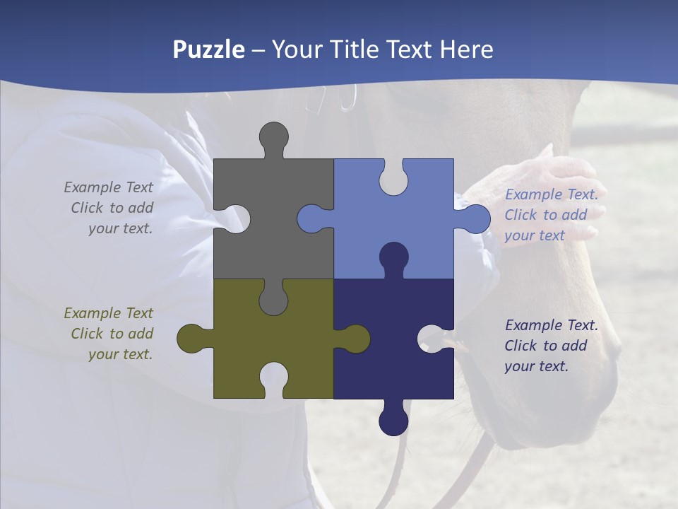 Boomer Age Horseback PowerPoint Template