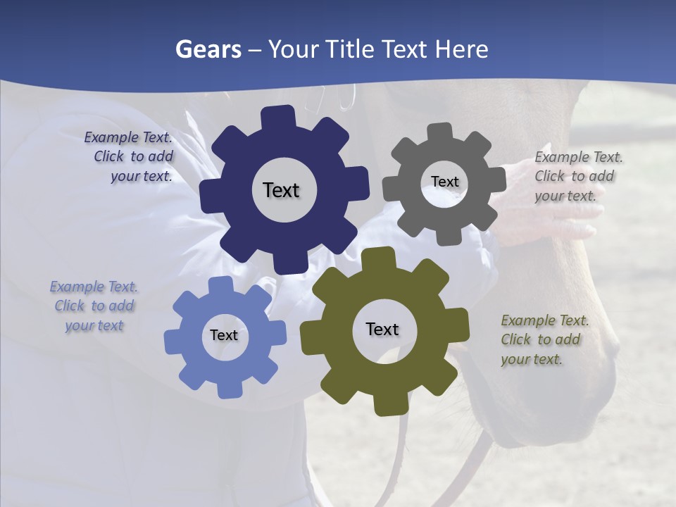 Boomer Age Horseback PowerPoint Template