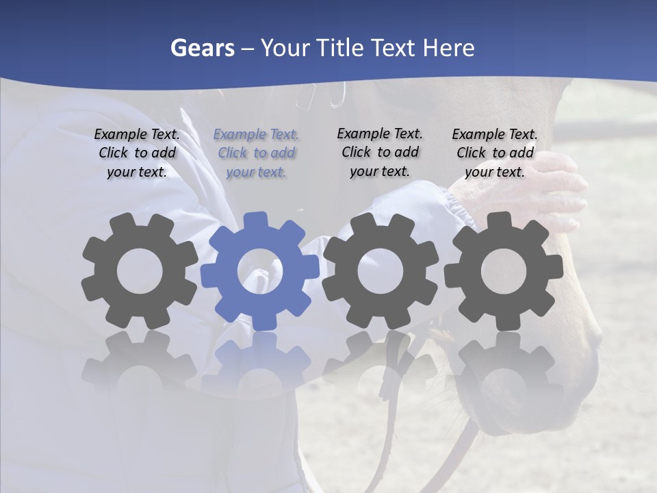 Boomer Age Horseback PowerPoint Template