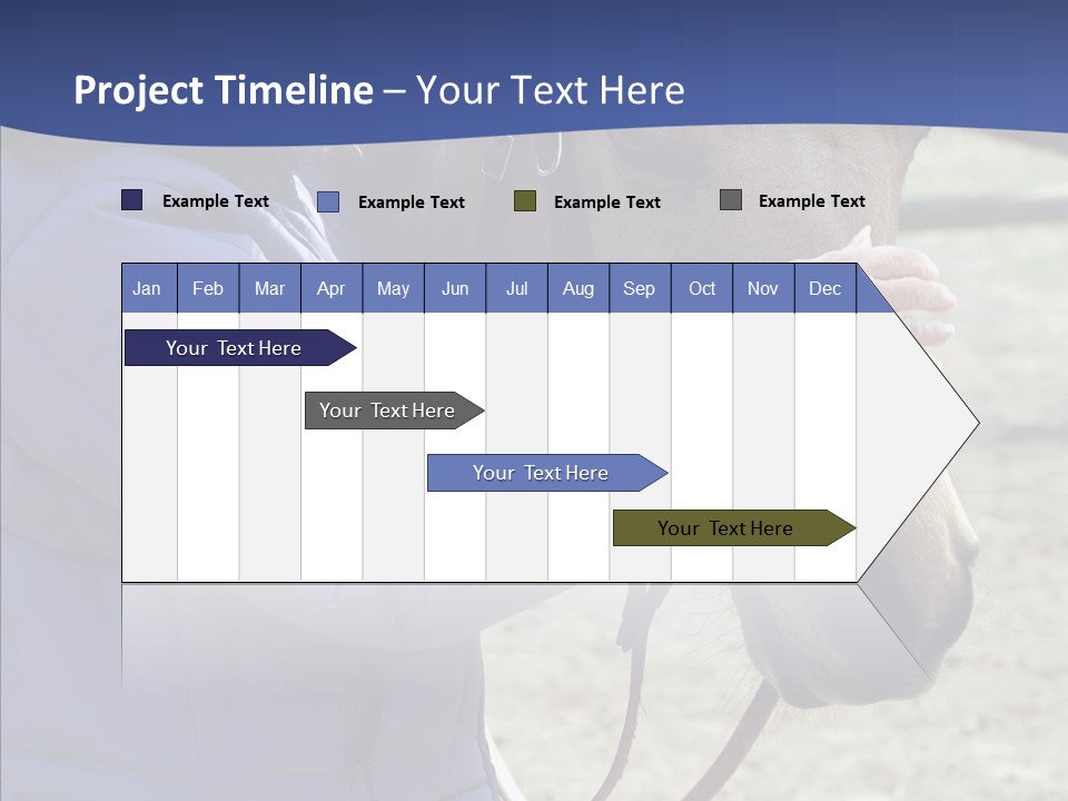 Boomer Age Horseback PowerPoint Template