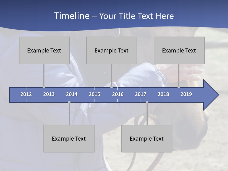 Boomer Age Horseback PowerPoint Template