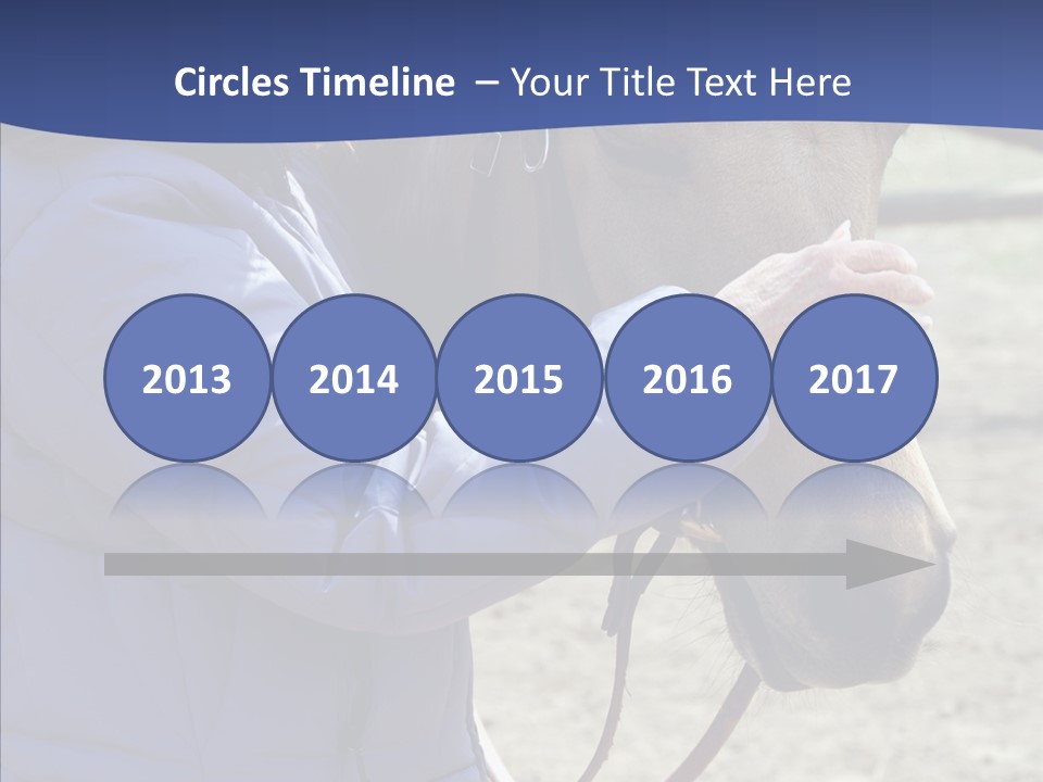 Boomer Age Horseback PowerPoint Template