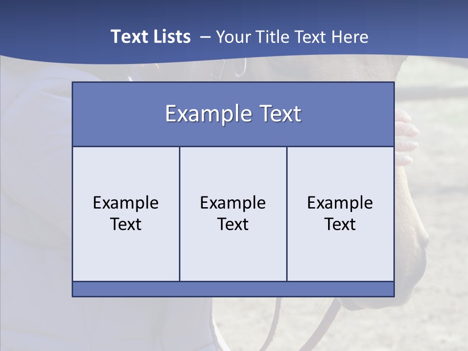 Boomer Age Horseback PowerPoint Template