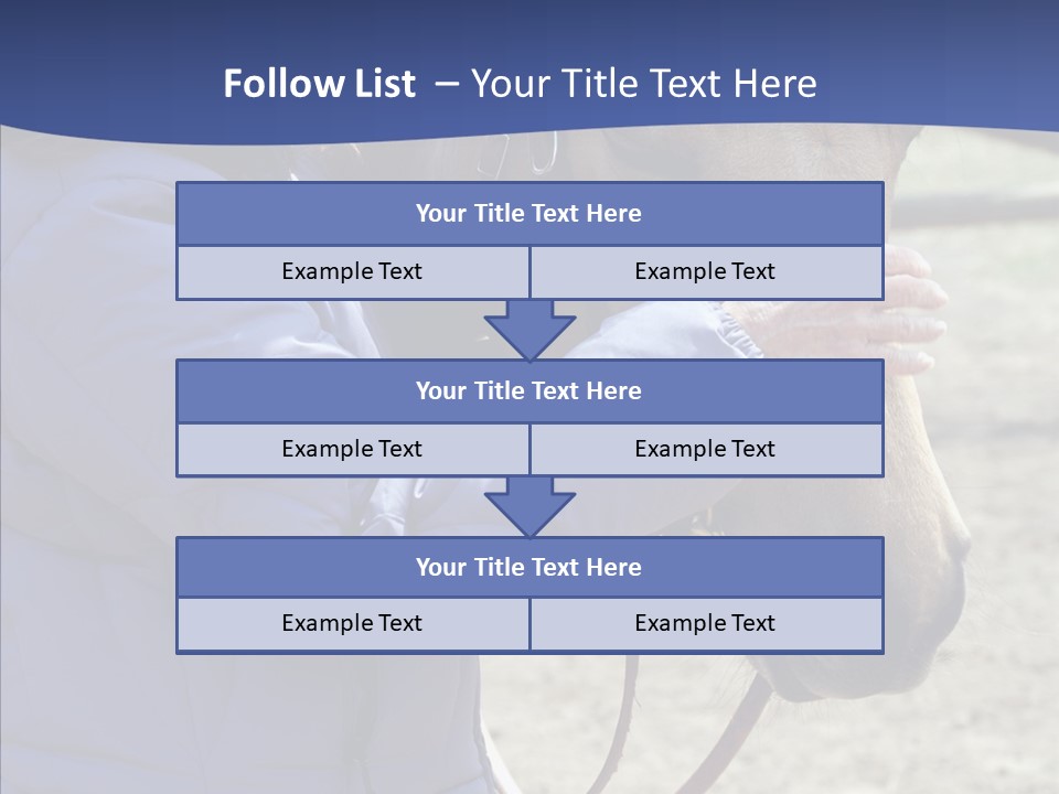 Boomer Age Horseback PowerPoint Template
