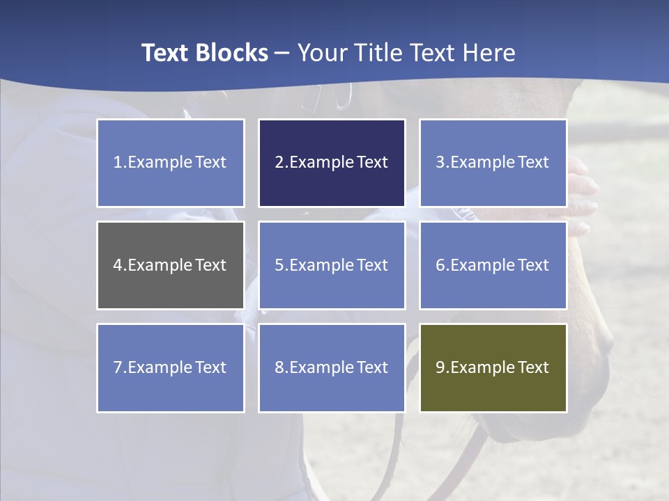 Boomer Age Horseback PowerPoint Template