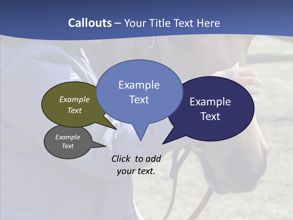 Boomer Age Horseback PowerPoint Template