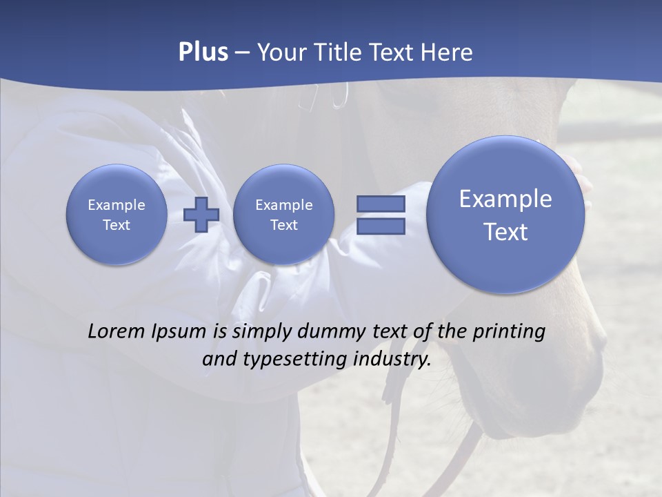 Boomer Age Horseback PowerPoint Template