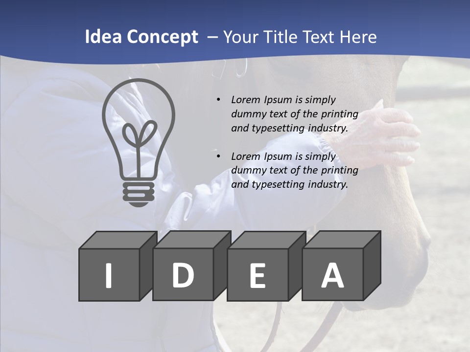 Boomer Age Horseback PowerPoint Template