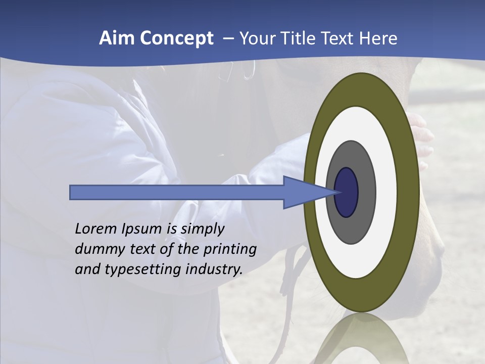 Boomer Age Horseback PowerPoint Template