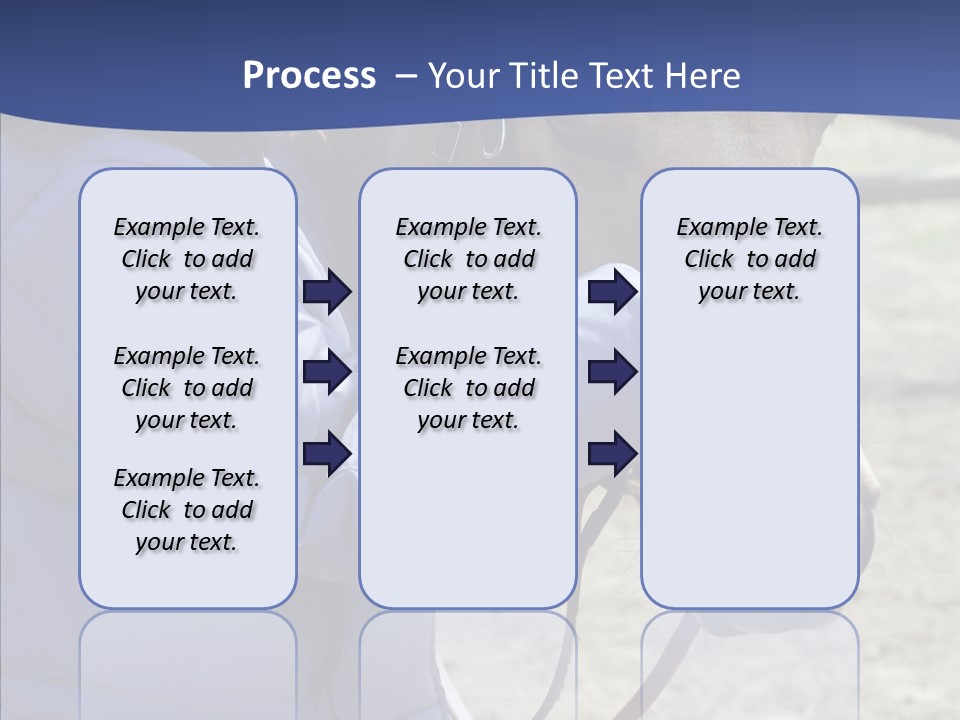 Boomer Age Horseback PowerPoint Template