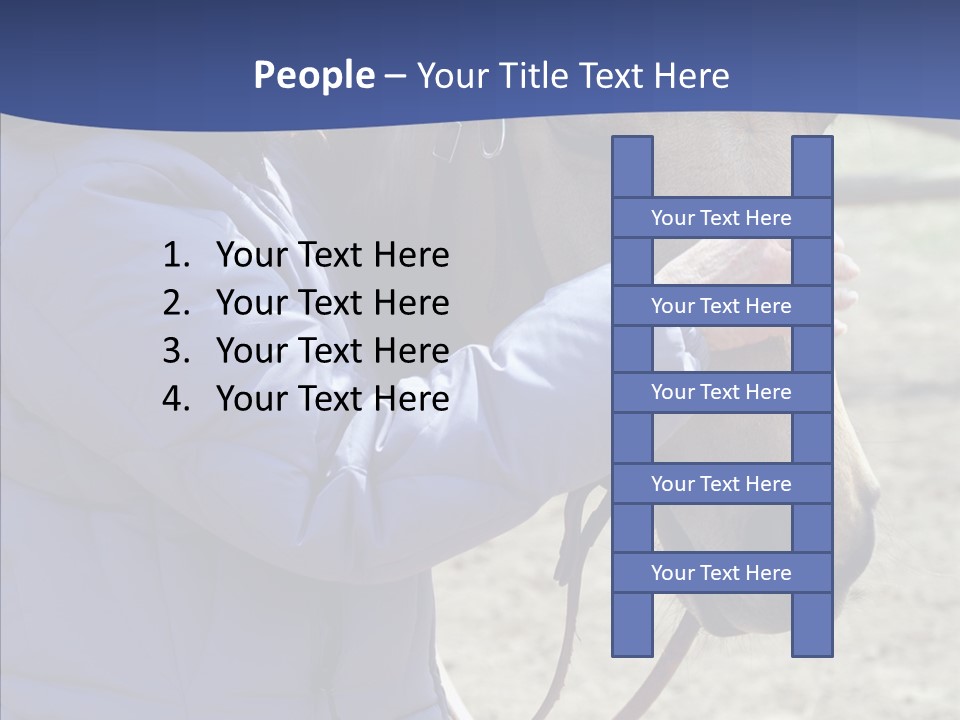 Boomer Age Horseback PowerPoint Template