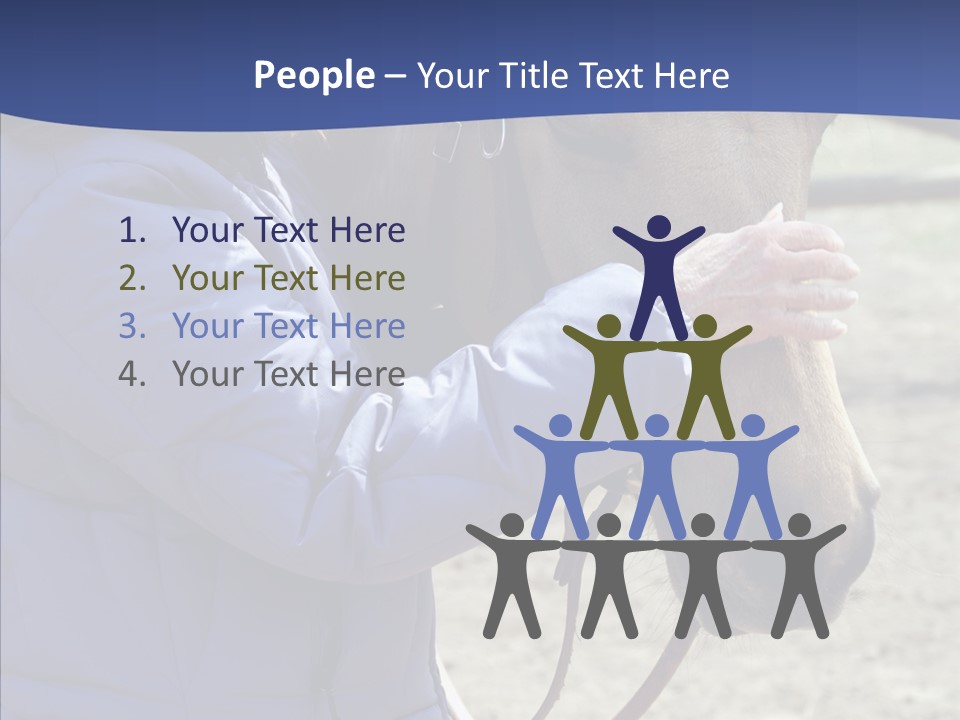 Boomer Age Horseback PowerPoint Template