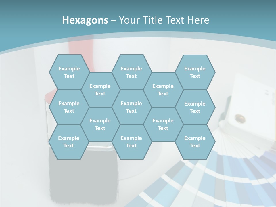 Orange Makeover Turquoise PowerPoint Template