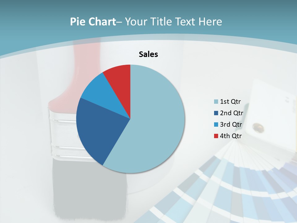 Orange Makeover Turquoise PowerPoint Template