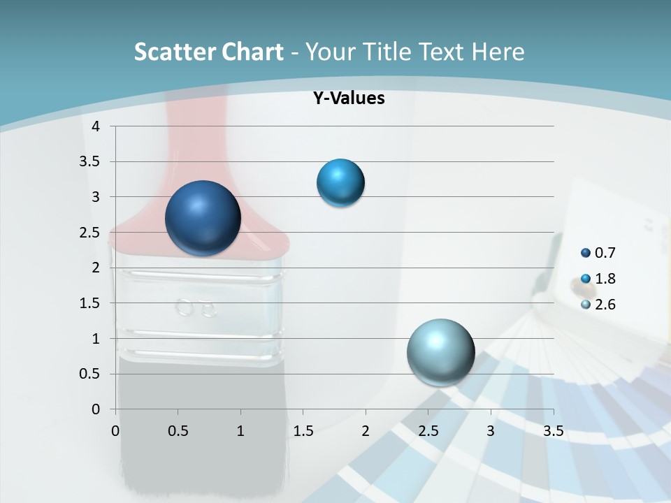 Orange Makeover Turquoise PowerPoint Template