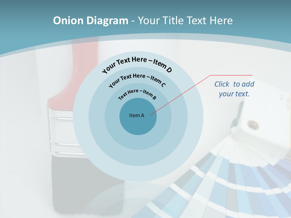 Orange Makeover Turquoise PowerPoint Template