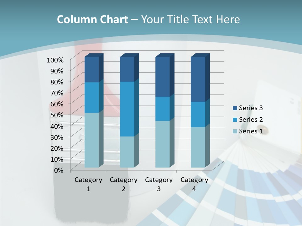 Orange Makeover Turquoise PowerPoint Template