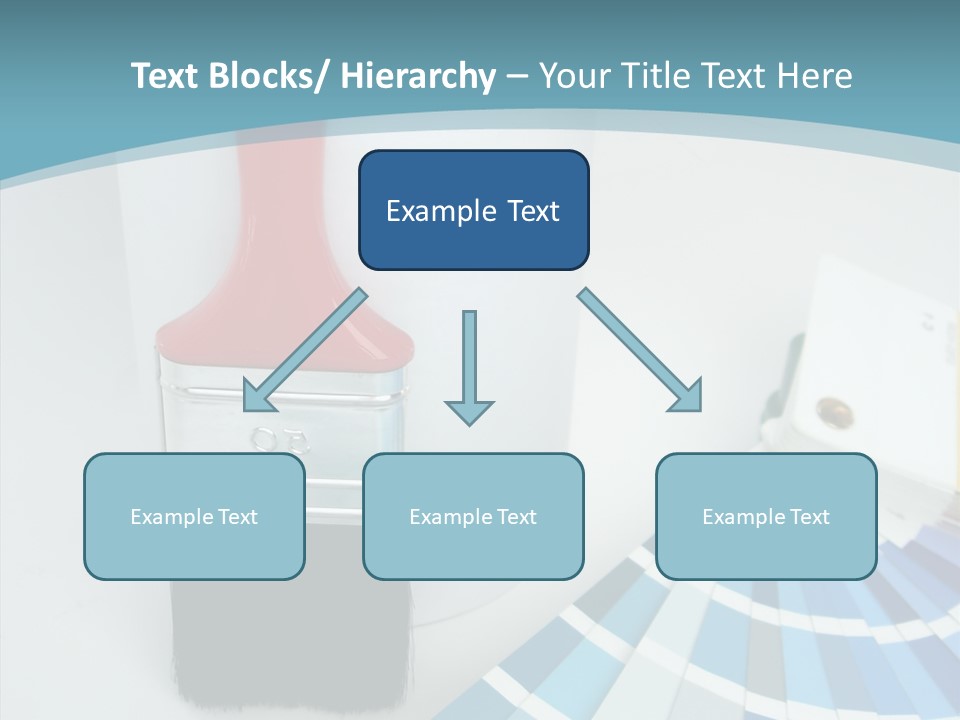 Orange Makeover Turquoise PowerPoint Template