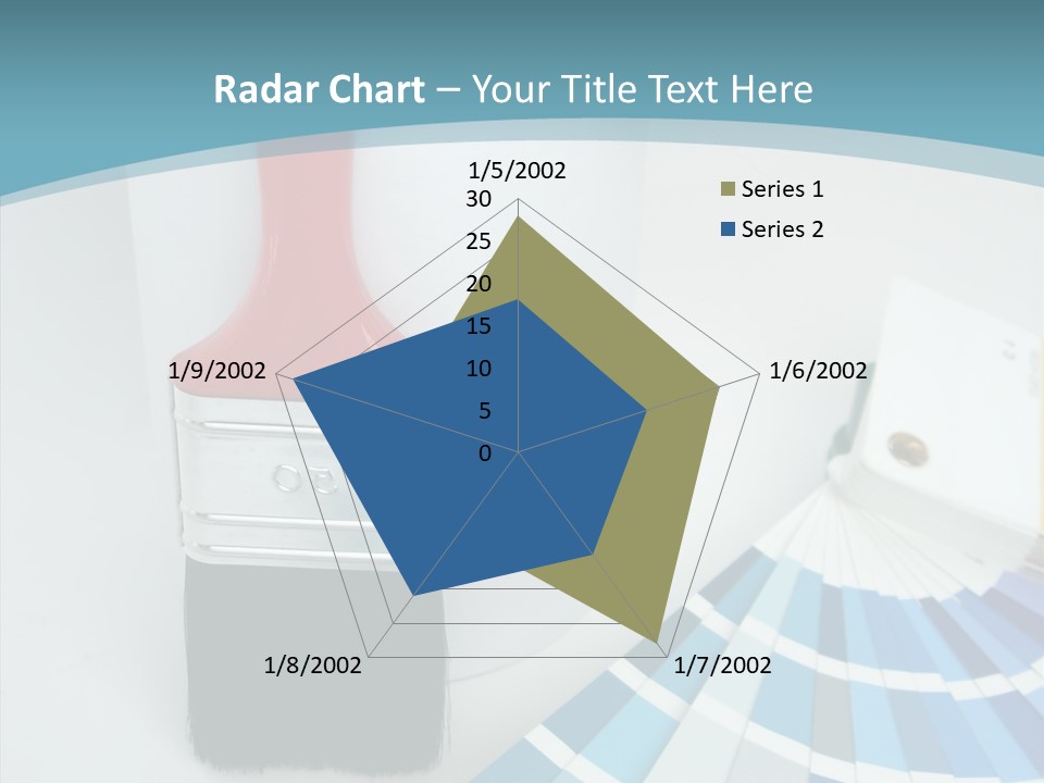 Orange Makeover Turquoise PowerPoint Template