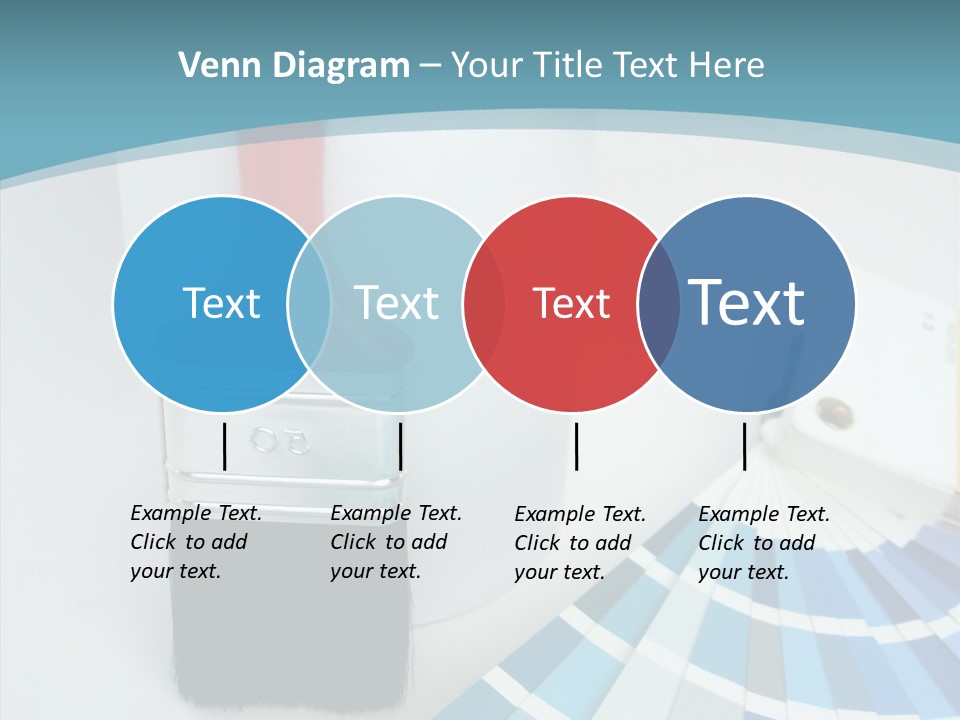 Orange Makeover Turquoise PowerPoint Template